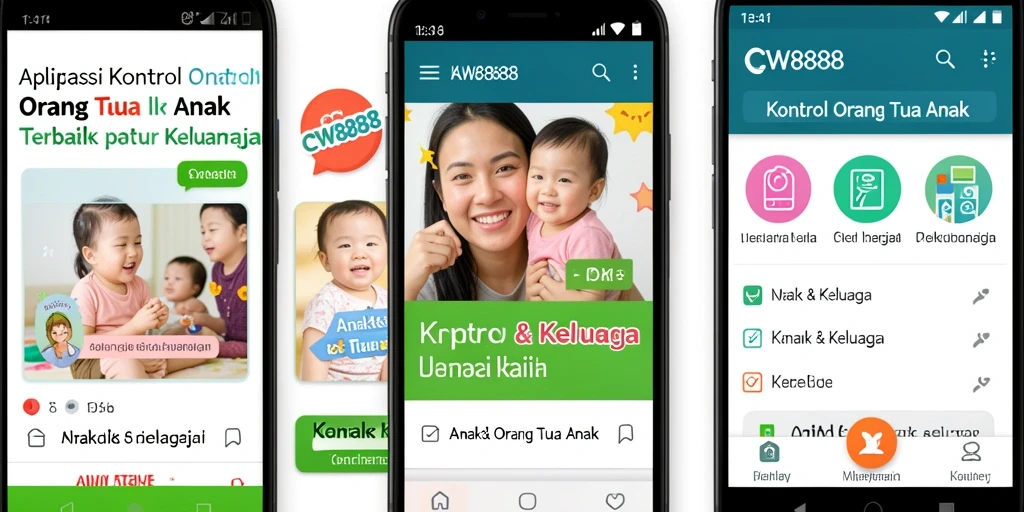 Tampilan antarmuka CW8888 yang sederhana dan intuitif.
