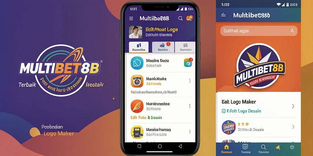 Tampilan antarmuka MULTIBET88 yang user-friendly untuk pembuatan logo.