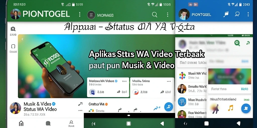 Tampilan antarmuka PIONTOGEL yang menarik dan mudah digunakan.