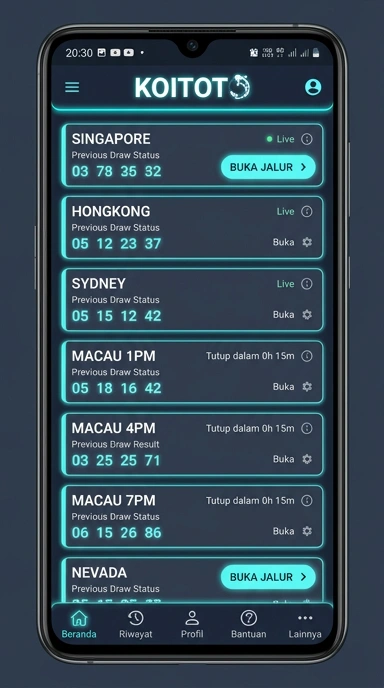 Tampilan link alternatif koitoto
